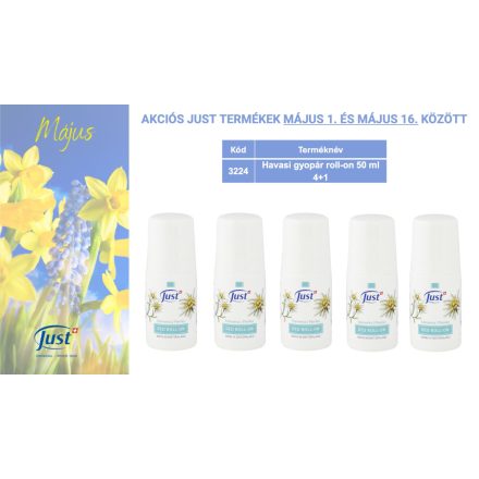 Havasi gyopár deo roll-on  (50 ml) 4+1